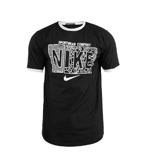 تیشرت مردانه چاپی یقه گرد Nike مدل 38607